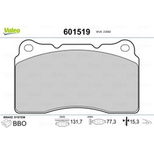 Valeo On Fren Balatasi Volvo S60 2.5 Volvo V70 2.5 Renault Megane Iii Rs Almla