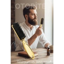 MiraLive Gold Sakal Bıyık Tarama Fırçası - Sakal Fırçası – Şekillendirici, Anti-Statik