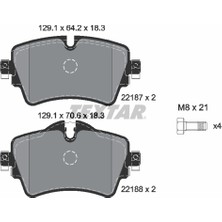 Textar 2218701 Fren Balatası On Bmw F45 F46 F48 F39 . Mını F54 F55 F56 F57 F60 34106885503
