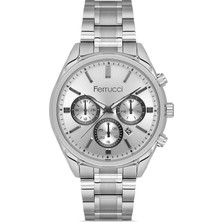 Ferrucci Gümüş Çelik Kordon Erkek Kol Saati L03634M.01
