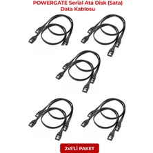 POWERGATE Serial Ata Disk (Sata) Data Kablosu (1 Li Paket) (5li Paket)