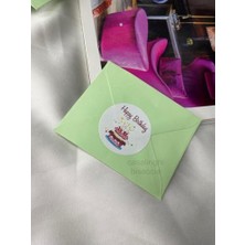 Storemax Sevimli Küçük Mesaj Zarfı Karışık Renkli Davetiye Zarfları Tebrik Kartı Zarfı Mixed Colourful Envelope 7x9 cm (Karışık Bys) 10 Adet