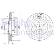 Delphi Ön Fren Diski Cıtroen Jumpy I 99 06 Peugeot Expert 96 06 P806 94 02 Fıat Scudo 96 06 281X43.5X26