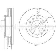 Cifam On Fren Dıskı Ford Ranger Tke 2.2-3.2 11 Mazda Bt 50 2.2tdcı 12 /