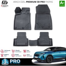 Drs Tuning S-Dizayn Peugeot 3008 Hybrid 3D Pro Havuzlu Paspas 2024 Üzeri A+ Kalite