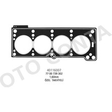 OTOCONTA Oto Conta 40116007 - Silindir Kapak Contası Clıo I-Kangoo-Megane I-R19 1.4 E7F-E7J Lpg Li Araçlara Özel Takviyeli 1.60MM Beyaz