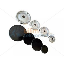 Bosch Sı Siemens Profılo Uyumlu 8 Parça Fırın ve Ocak İçin Bek Takımı Gri Renkli