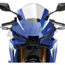 Motiker Yamaha YZF-R25 2025-2026 Model Ön Kafa Stıcker Etiket Model 1 Beyaz