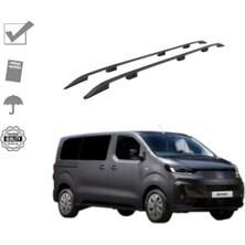 Tunax Oto Scudo Combi Kısa Şase Tavan Çıtası Siyah  2022 2023 2024 2025 2026 2027