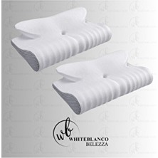 WHITEBLANCO Belezza Ortopedik Rahat Uyku Yastığı 2'li Set