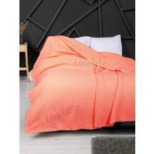 Tuable Waffle Tek Pike Çift Kişilik 220X240CM Krem - %100 Pamuk Yumuşak Pike