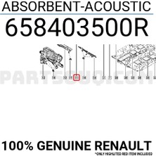 IAG Captur Motor Kaputu Izalatörü 2013- Oem No (658403500R)