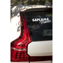 Aydın Garage Saplama Makinesi Jdm Yazı Araba-Motosiklet Cam Etiket Sticker 18X6CM