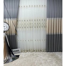 Nivemes Home Nivemeshome Eliza V-190 1/3 Sık Pile Fon Perde Apm