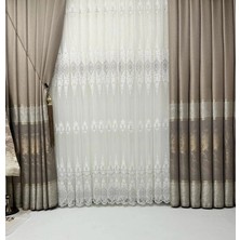 Nivemes Home Nivemeshome Lines 1/3 Sık Pileli Tül Perde