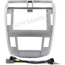 Govimaks HONDA CITY 2009-2011 DIJITAL UYUMLU 10,1" GÜMÜŞ ANDROID MULTİMEDYA ÇERÇEVESİ - SOKET