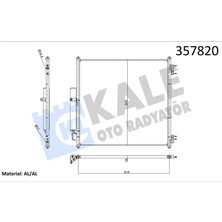 Kale Klıma Radyatoru Defender L663 19 R.r 4 Vogue L405 12 R.r Sport 2 L494