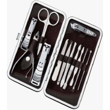 Empressco 12 Parça Siyah Profesyonel Manikür Seti, Şık ve Kullanışlı Bakım Araçları