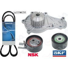 GVA Devirdaimli Triger Seti 137X254 P206-P207-P307-P308-P407-P3008-EXPERT-PARTNER-BERLINGO-JUMPY-C2-C3 -C4-C5-Xsara-Focus Iı-Fıesta V-Vı Volvo S40-C30-V50-FIAT Scudo Euro4 1.6 Hdı-Tdci