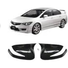 Roal Tunıng 2006-2011 Model Uyumlu Honda Civic Fd6 Yarasa Ayna Kapak
