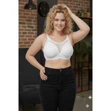 C Cup Telsiz Süngerli Yandan Destek Telli Toparlayıcı Sütyen