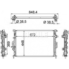 Mahle Motor Su Radyatoru Discovery Sport L550 Freelander 2 L359 R.r Evoque L538 Ford Mondeo Galaxy 2 Focus 3 C-Max Volvo S60 S80 V40 Almla