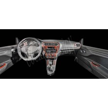 Mars Cockpit Design Citroen Elysee Konsol-Torpido Kaplama 2014 Sonra Piano Black