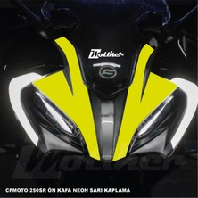 Motiker Cfmoto 250SR Ön Kafa Kaplama Modeli Neon Sarı Renk