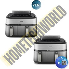 Philips NA555/00 5000 Serisi Çift Hazneli Airfryer Yeni