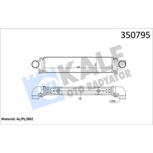 Kale Turbo Radyatörü Intercooler Al/pl/brz S60 II-S80 II-V60-V70 III-XC60-XC60 II-XC70 Iı