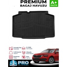 Roal Tunıng Skoda Kamiq Bagaj Havuzu 3D 2020 ve Üzeri Uyumludur