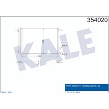 Kale Xmpdby Klima Radyatörü Golf7-Passat-A3-Leon 2013