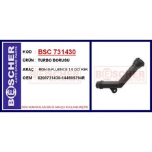 Universal Turbo Borusu Mgn Iıı-Fluence 1.5 Dci K9K