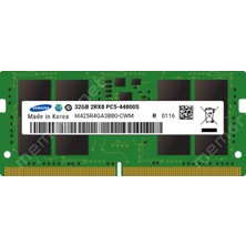 Ronanna Samsung 32GB Ddr5 5600MHZ CL46 Notebook Ram M425R4GA3BB0-CWM (1.1V)