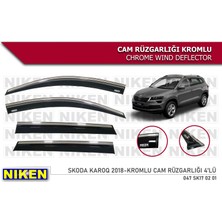 Niken Karoq Kromlu Cam Rüzgarlığı Araca Özel 2018 2019 2020 2021