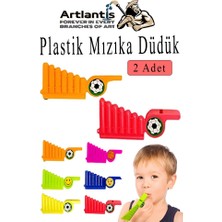 Artlantis Mızıka Düdük 2 Adet Plastik Mızıka Plastik Düdük Nostalji Mızıka Oyuncak Karne Sınıf Çocuk Hediye