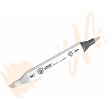 Vincent Graph Master Brush Marker W100 Ivory Cream / Akıcı Boyama Deneyimi, Doğal Ton Geçişleri