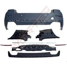 Bmw 5 Serisi G30 Arka Tampon Seti (Dolu Luxury) 2020 Sonrası Uyumlu