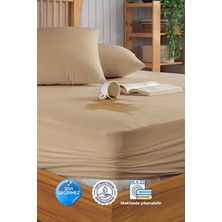 Formeya Kahverengi Mikro Fitted Full Kenar Su Sıvı Geçirmez Yatak Koruyucu Alez Tek-Çift Kişilik Battal Alez