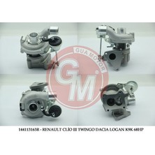 Gua 40650 - Turbo Şarj Renault Clio Iı Iıı Twıngo Dacıa Mcw Logan Sandero K9K 1.5dcı 68HP