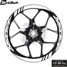Motiker Cfmoto 450SR Geniş Jant Sticker Modeli 16'lı Beyaz