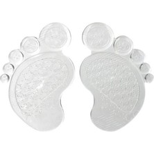 Buffer® Ayakkabı Içi Ayak Kaydırmaz Dolgulu Rahat Silikon Pedi Tabanlığı