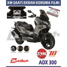 Motiker Sym Adx 300 2025 Motosiklet Ekran Km Koruyucu