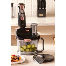 Empressco Pembe Çok Fonksiyonlu Mutfak Robotu ve Blender Seti 2000 W