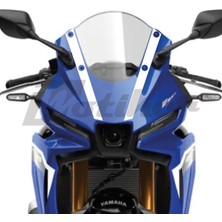 Motiker Yamaha YZF-R25 2025-2026 Model Ön Kafa Stıcker Etiket Model 4 Beyaz