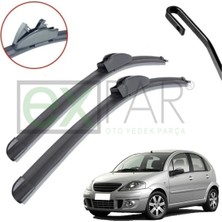 Expar Oto Citroen C3 Ön Cam Silecek Süpürgesi Takımı 2002 - 2009 Model Arası Sağ Sol