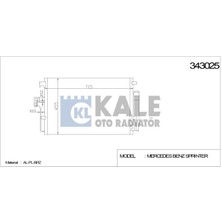 Universal Klima Radyatörü Mercedes Sprınter 06+ 216 / 224 / 210CDI / 211 Cdı / 213 Cdı / 215 Cdı Al/al