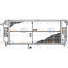 Mahle Radyatör Vectra A 90-95 Calıbra A 94-97 Ac Klimasız Otom 618X375X28
