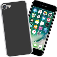 Caseworld Apple iPhone Se 2 ile Uyumlu Kapak Kamera Korumalı Şarj Yeri Tıpalı Şeffaf Silikon Kılıf