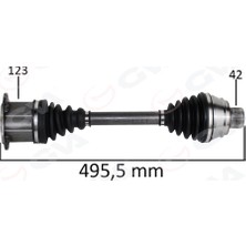 GVA Komple Aks Ön Sağ/sol A6-A7-Q5 Otomatık 2.0 Tfsi- 2.0 Tdi 08- Cglb-Cglc-Chja-Cgla-Cahb-Cgld-Chnc 2.0 Tfsi- 2.0 Tdi